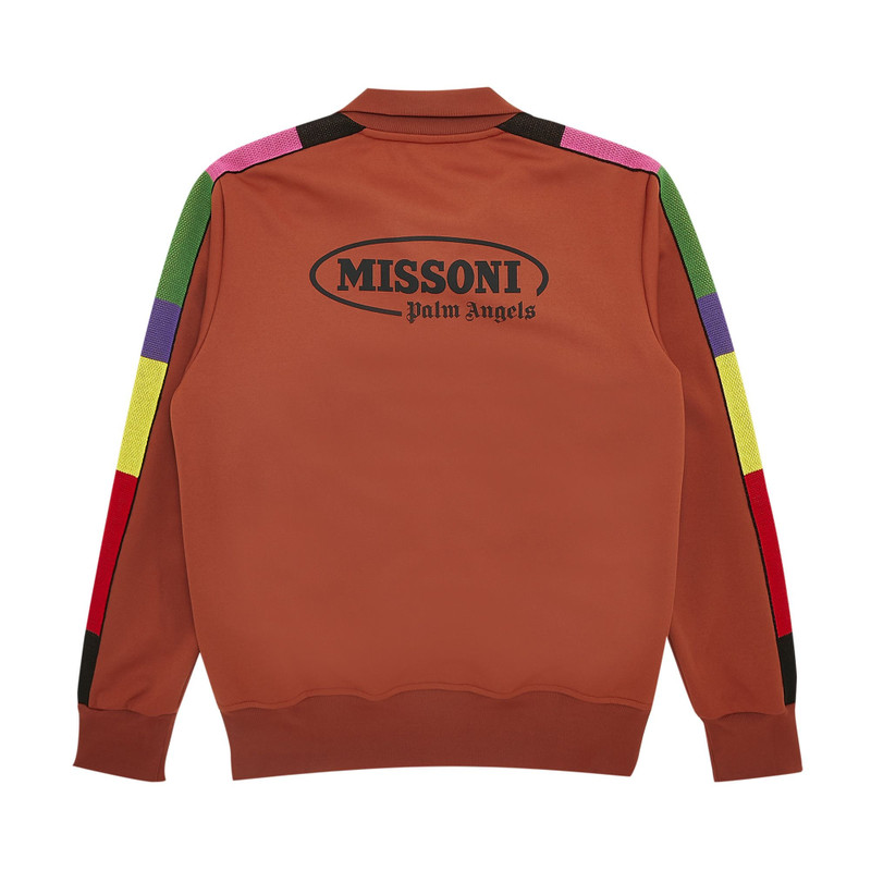 Palm Angels Palm Angels x Missoni Track Jacket 'White' outlook