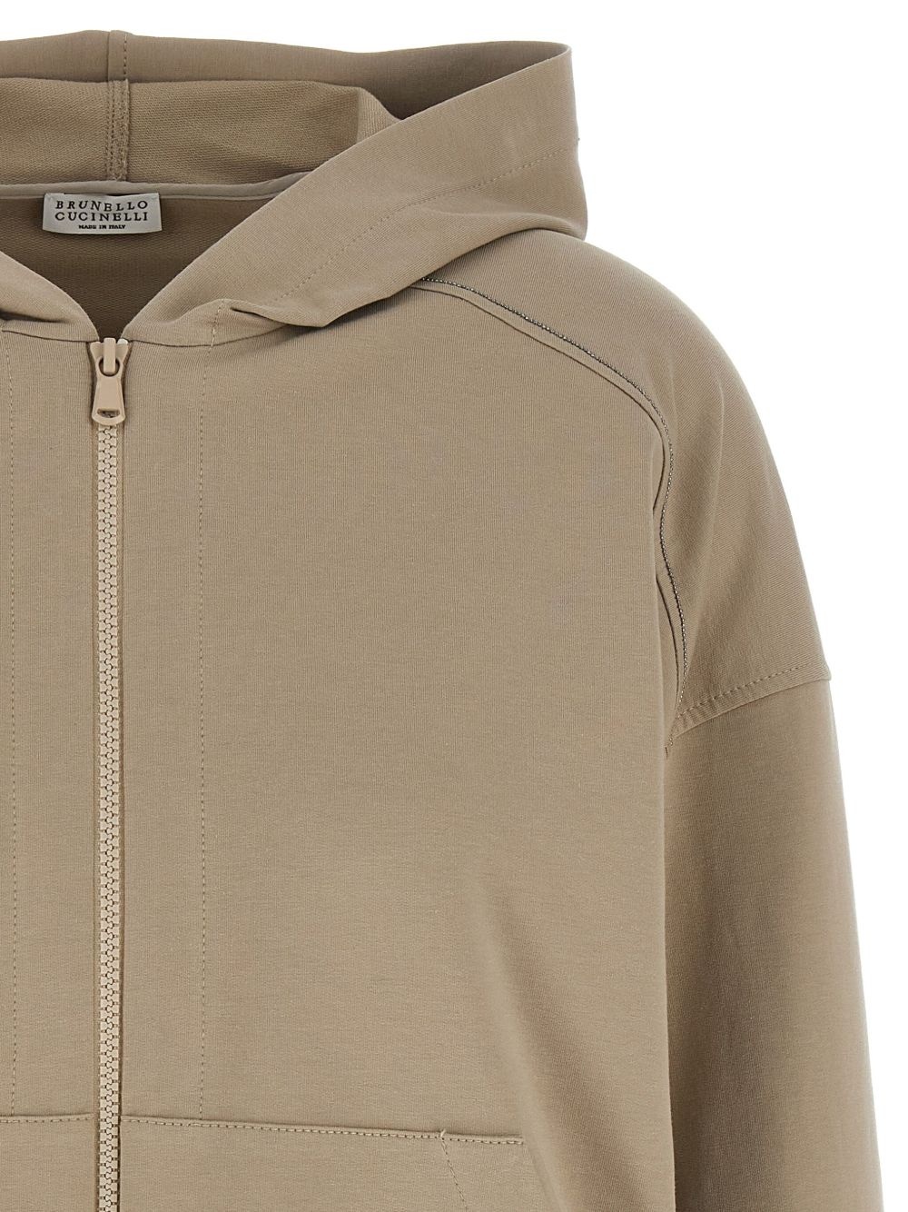 Monile zip-up hoodie - 4