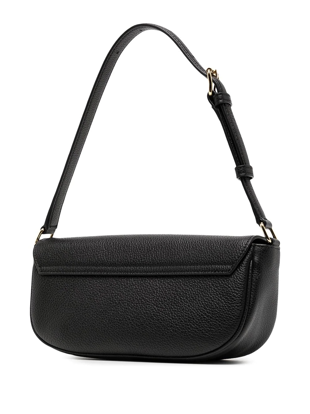 ring-detail leather shoulder bag - 3