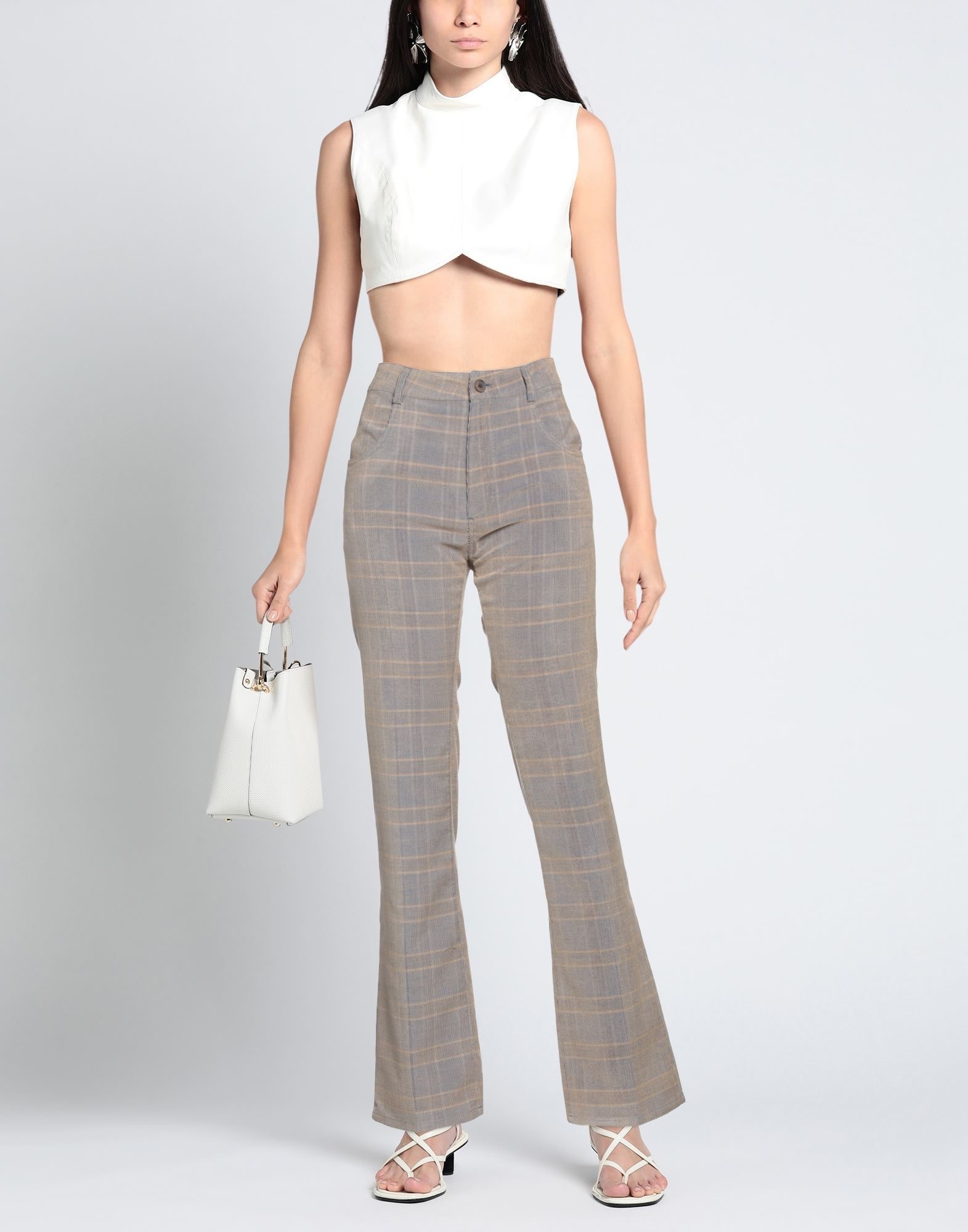 Light brown Women's Casual Pants - 2