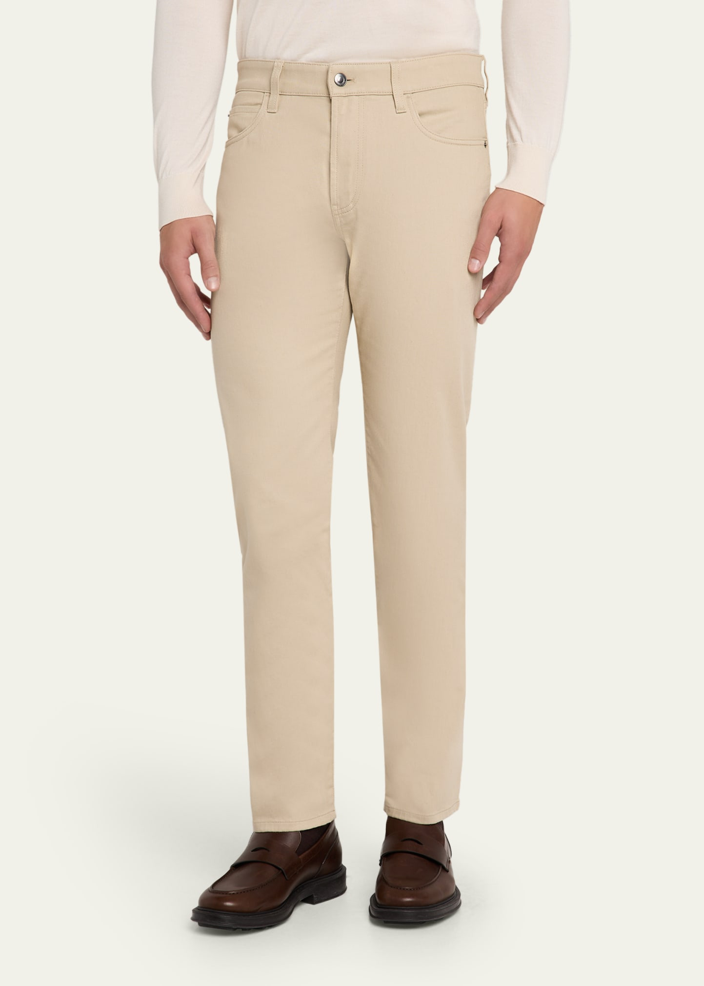 Men's Quarona Slim Five-Pocket Trousers - 4