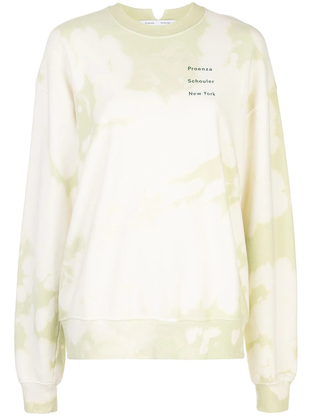 tie-dye print sweatshirt - 1