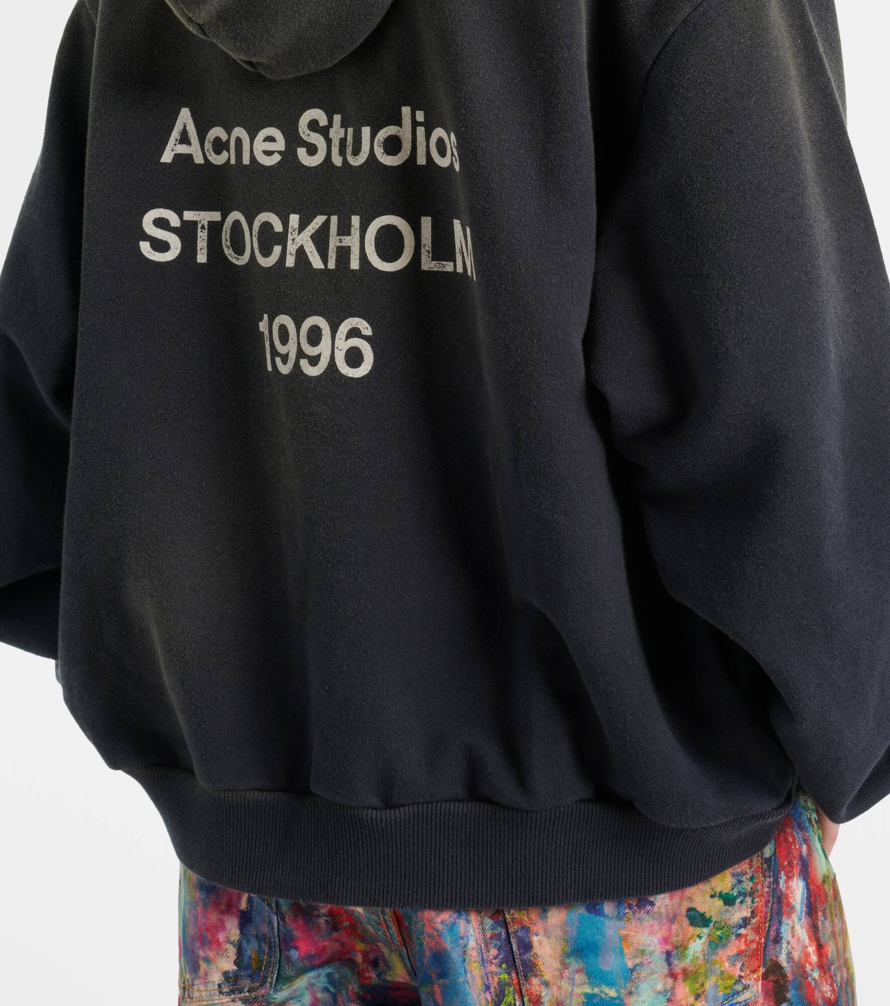 Distressed cotton-blend jersey hoodie - 5