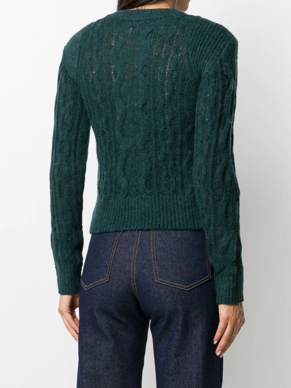 cable-knit cardigan - 4