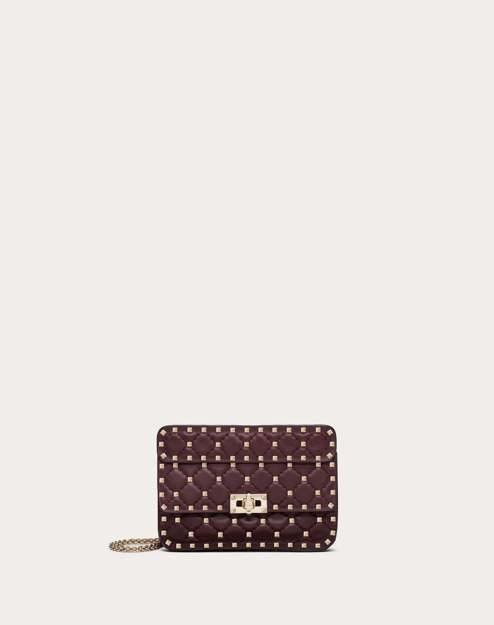 Small Rockstud Spike Nappa Leather Bag - 1