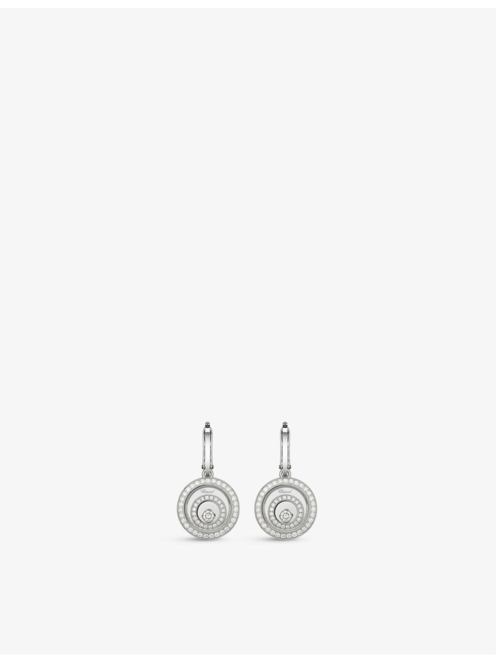 Happy Spirit 18-carat white-gold and diamond earrings - 1