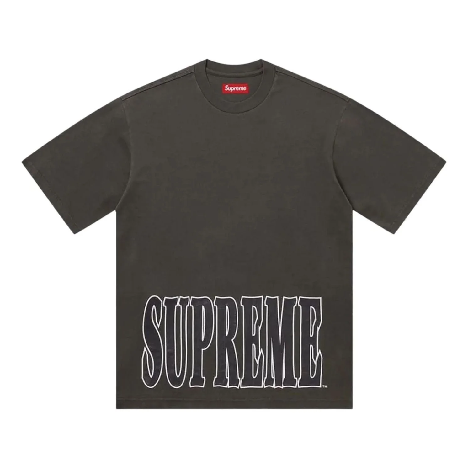 Supreme Cracked Stretch Short-Sleeve T-Shirt 'Black' FW25KN88-BLACK - 1