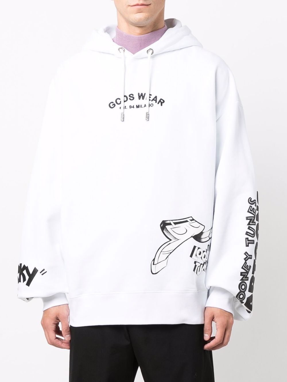 x Looney Tunes graphic-print hoodie - 4