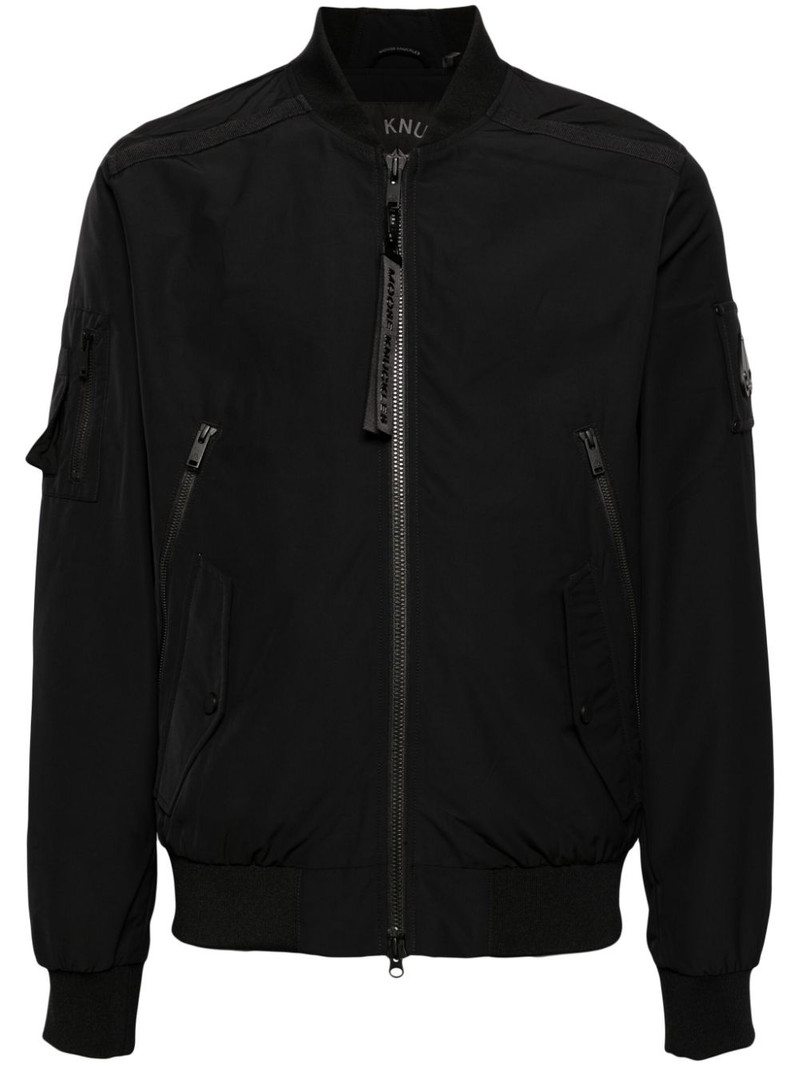 Courville logo-appliquÃ© bomber jacket 1