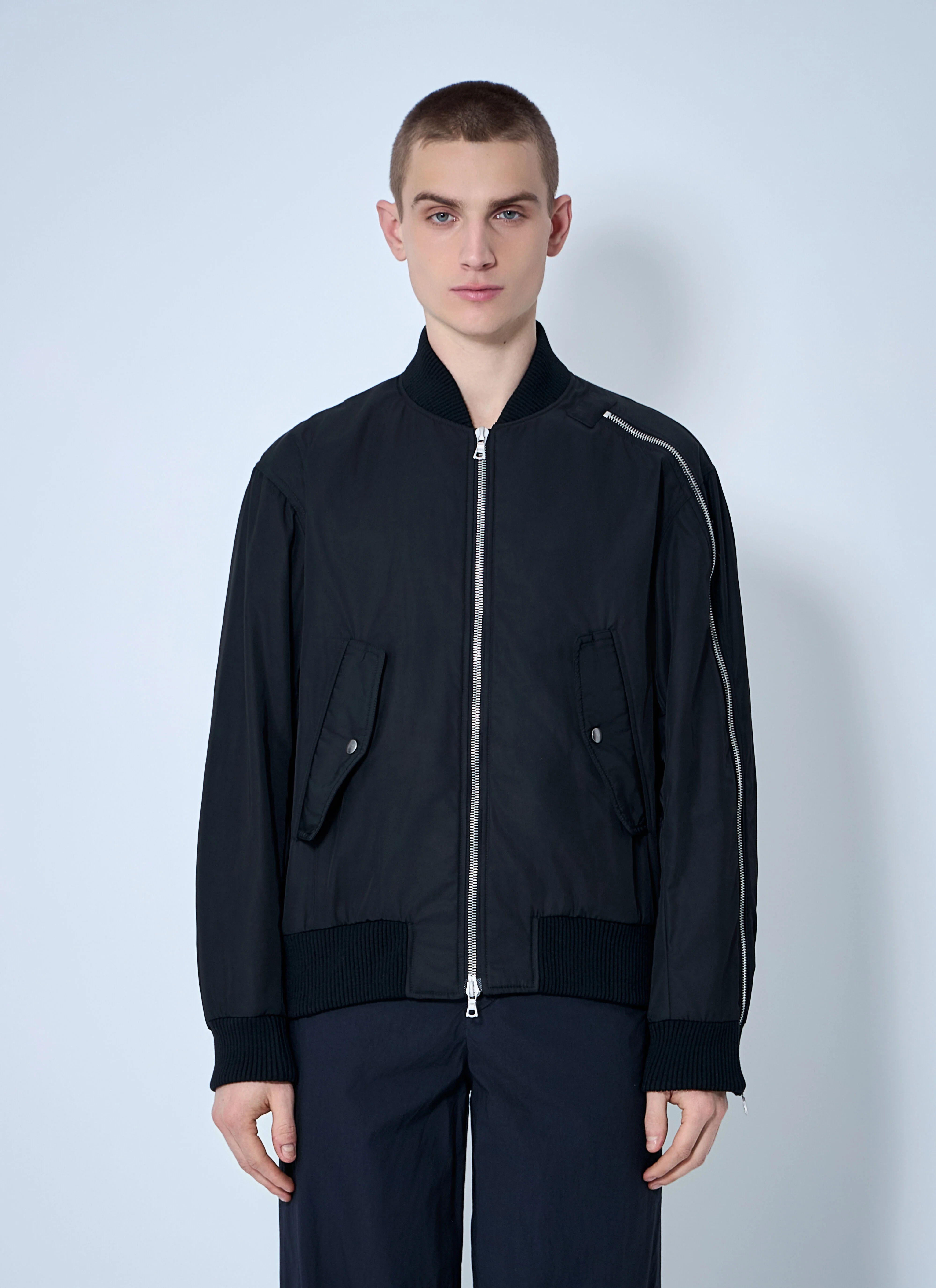Nylon Bomber Jacket - 1
