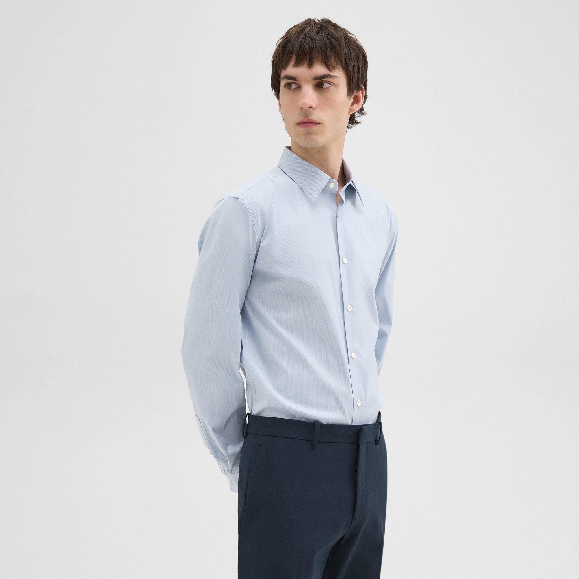 Sylvain Shirt in Checked Poplin - 3