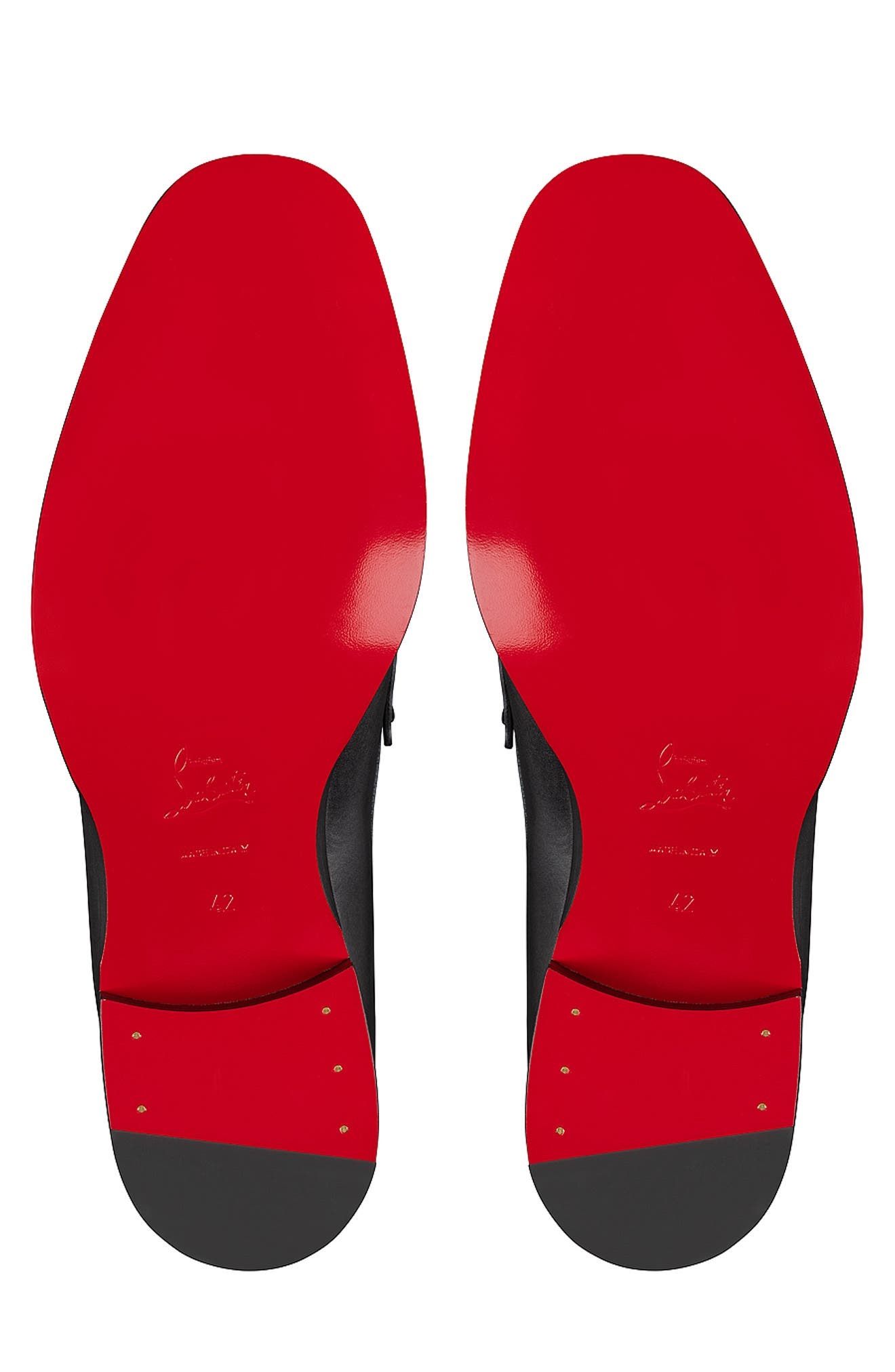 Christian Louboutin Chambelimoc Flat Loafer in Black at Nordstrom - 4