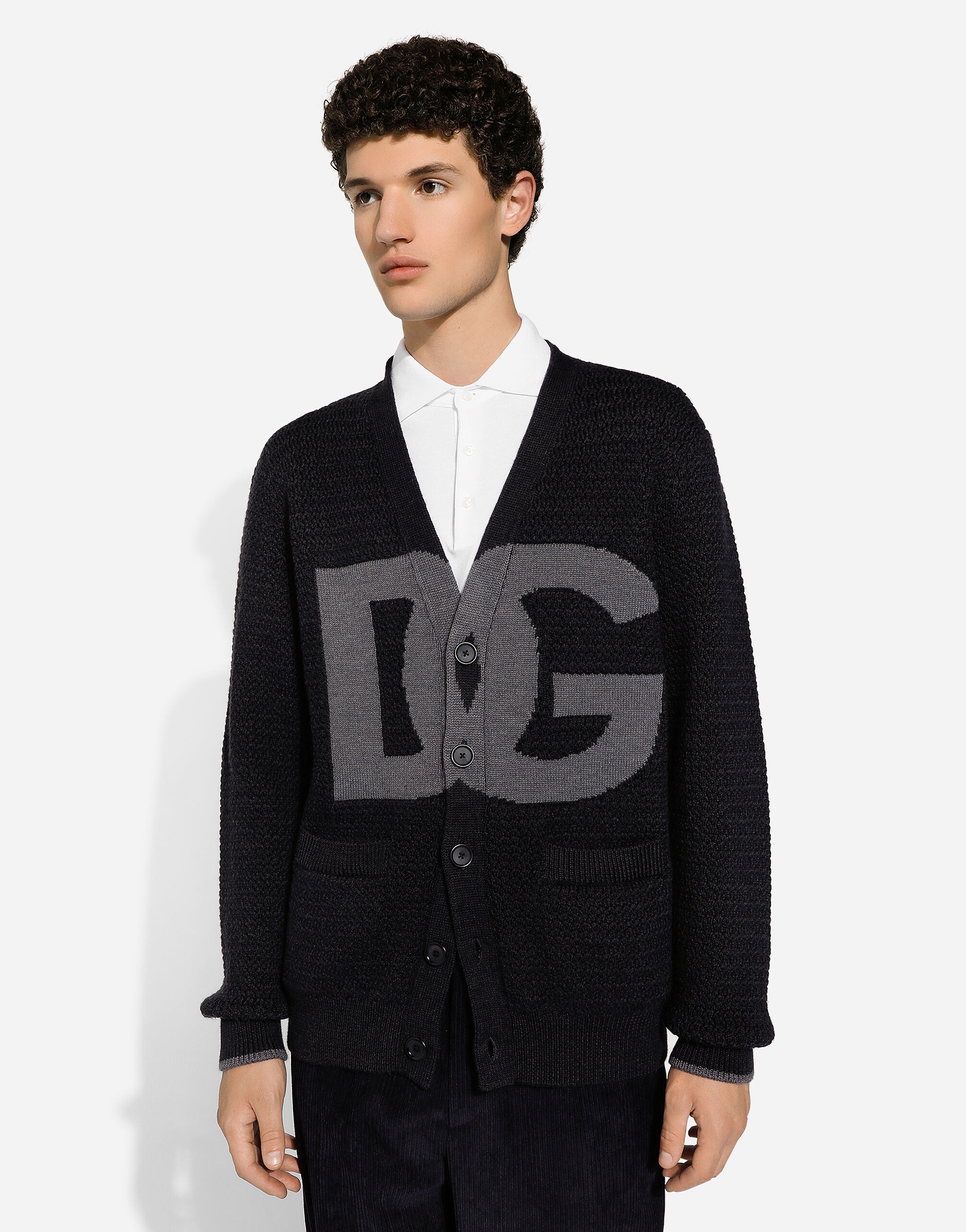 Hand-knit wool cardigan - 4