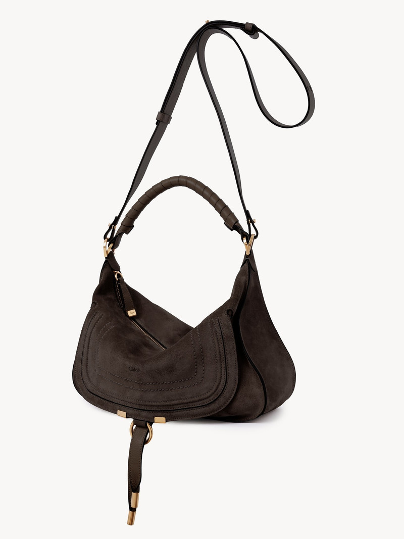 Chloé SMALL MARCIE SHOULDER BAG IN SUEDE LEATHER outlook