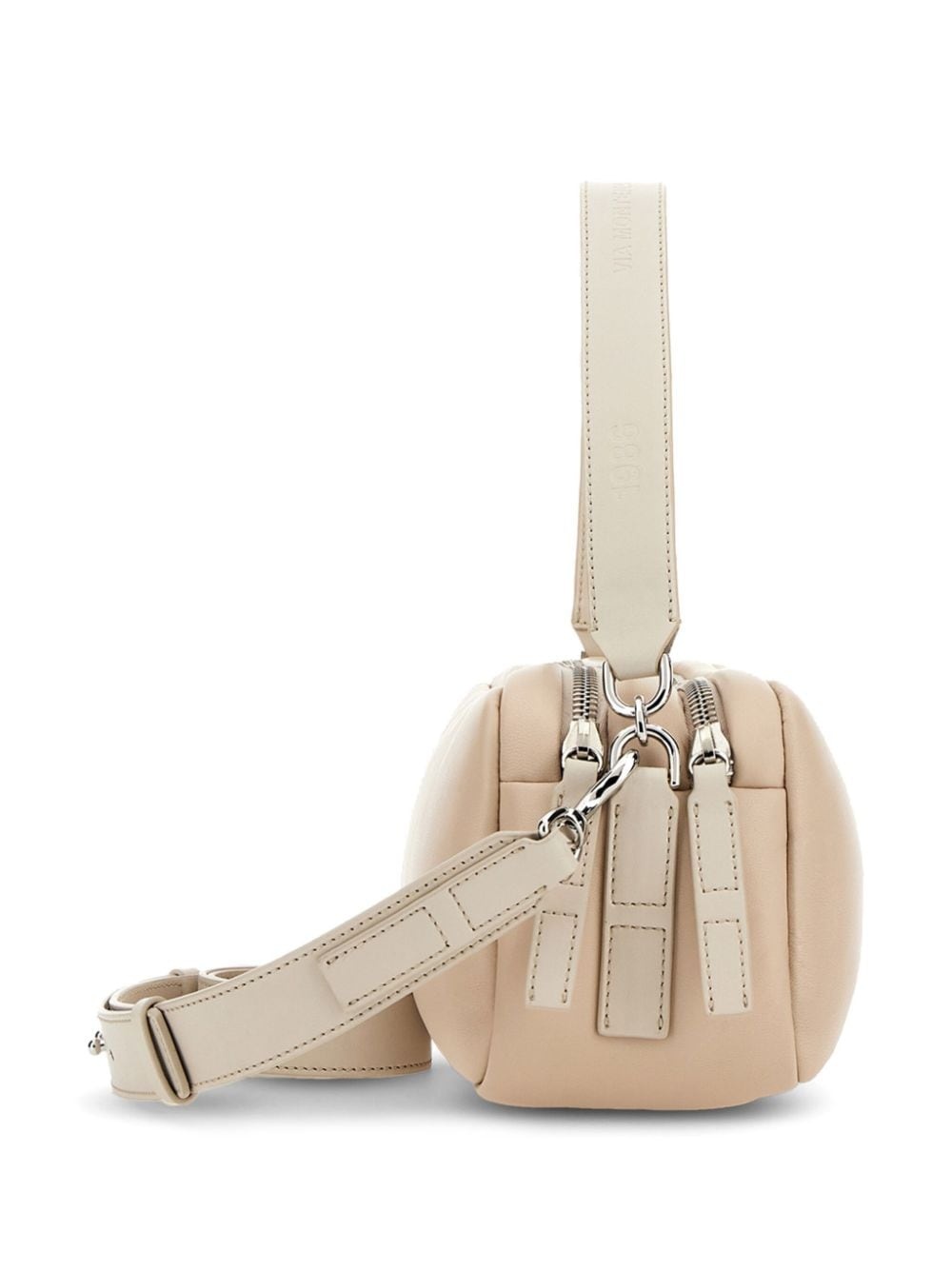 Doppia leather shoulder bag - 4