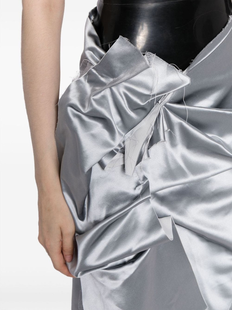 deconstructed satin pencil skirt 5