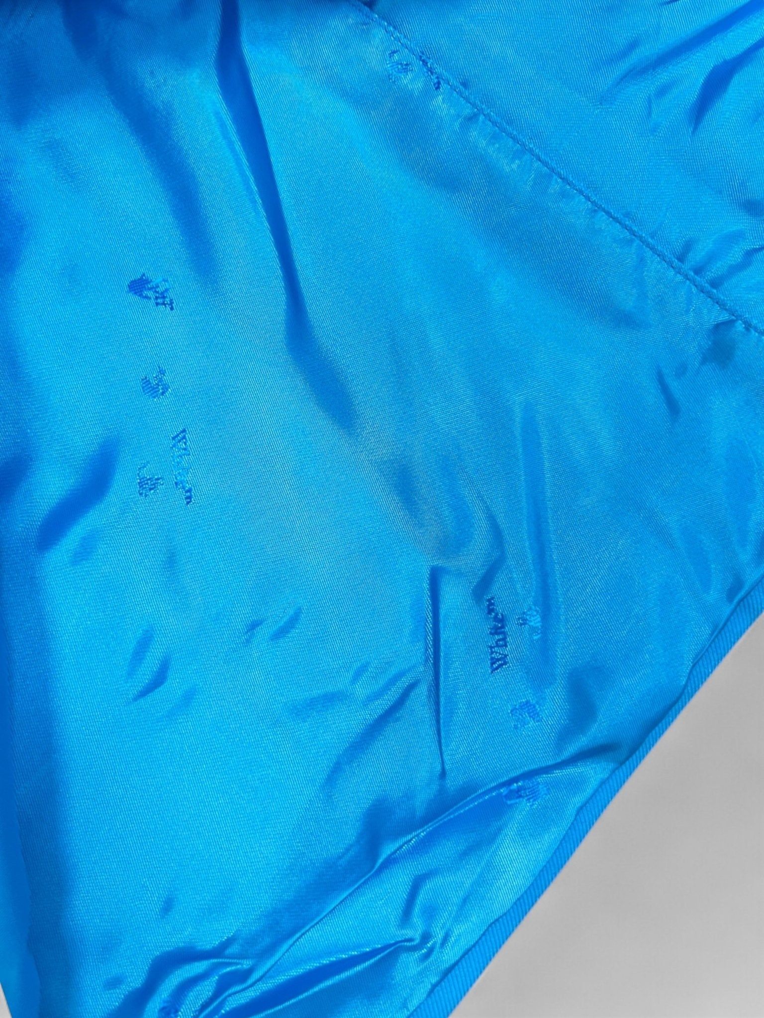 Off White Double Pap 2 Button Drill Relax Cyan Blue - 5