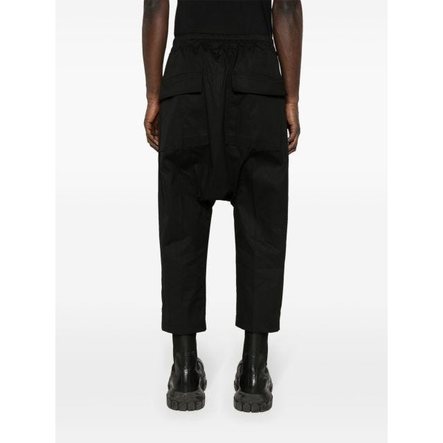 Drop-crotch cargo trousers - 4