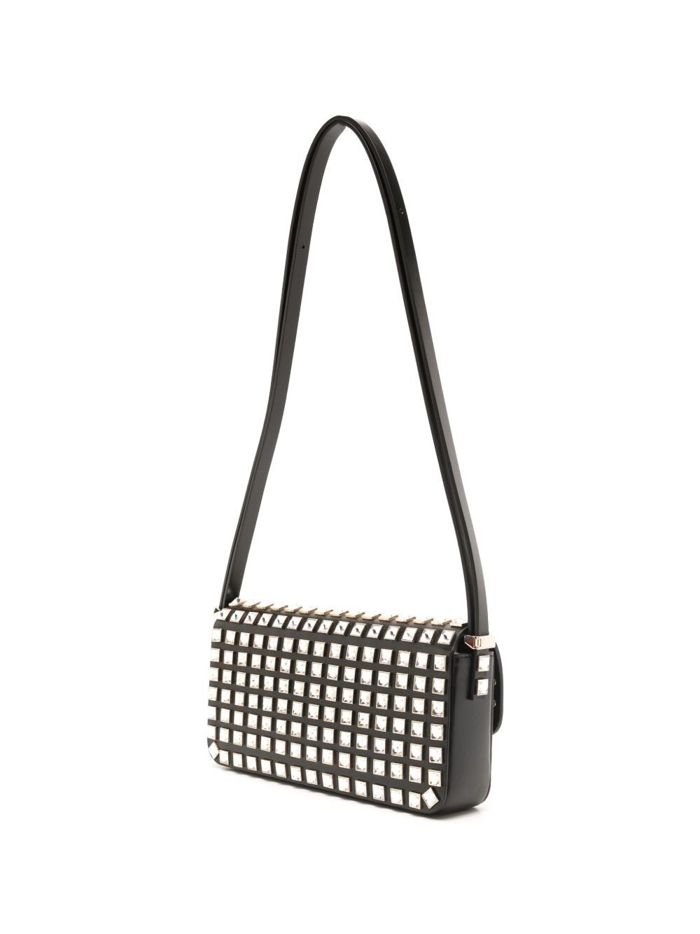 Rockstud E/W leather shoulder bag - 3