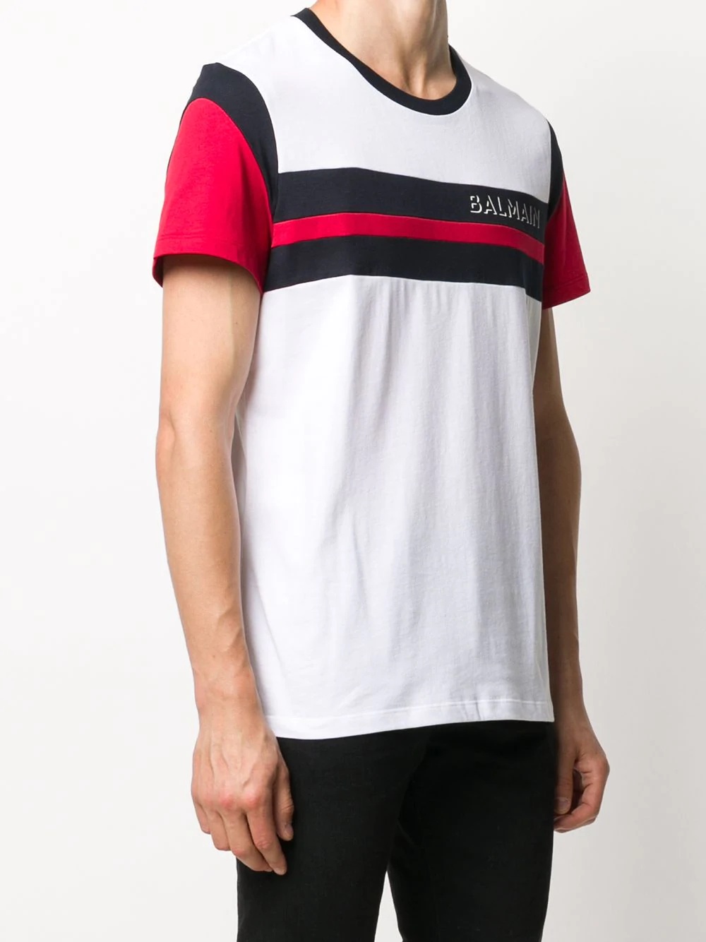 striped cotton T-shirt - 3