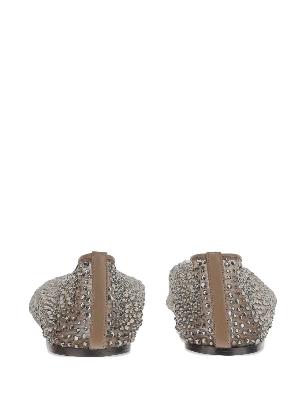 crystal-embellished ballet flats - 5