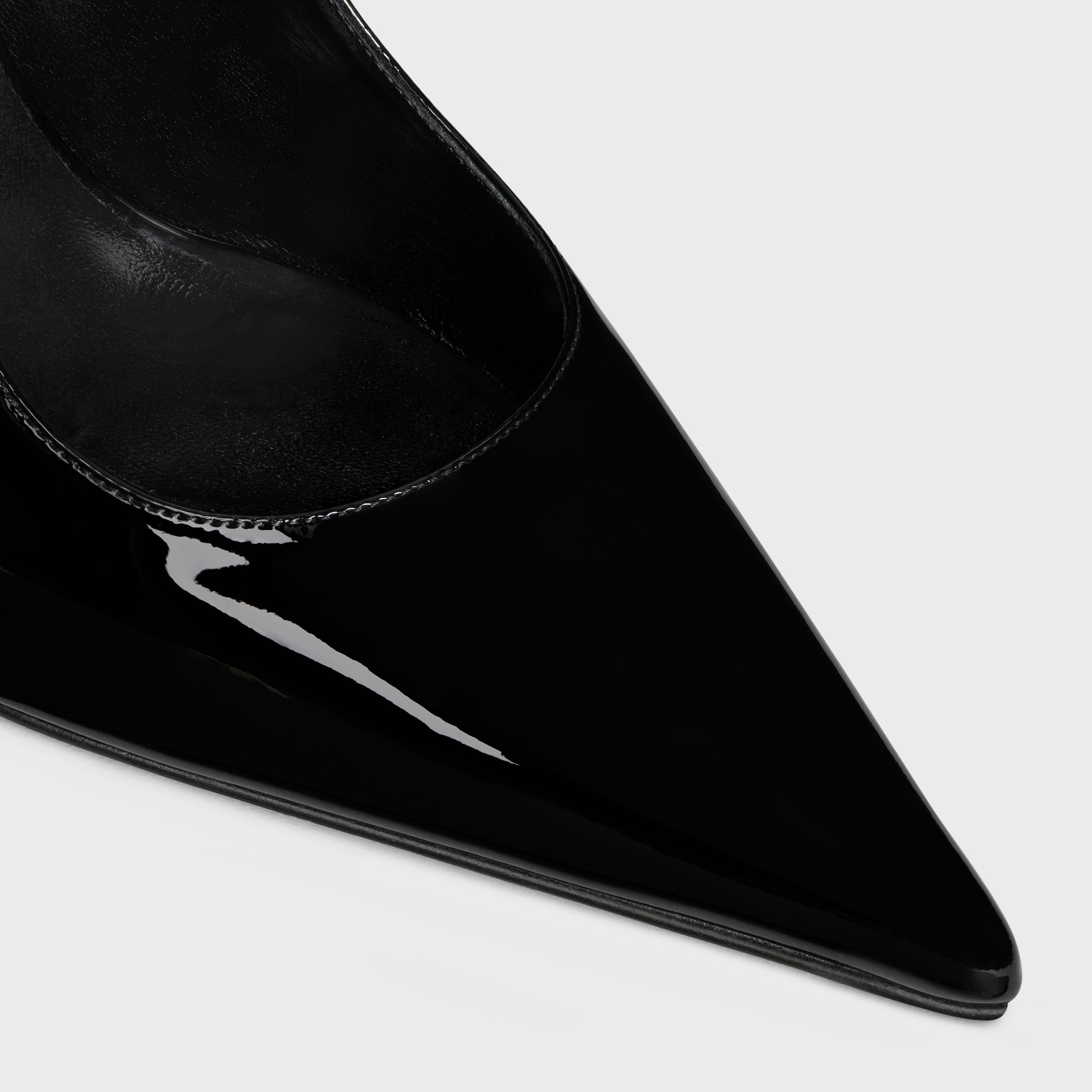 CELINE JUDY TRIOMPHE STILETTO PUMP IN PATENT CALFSKIN - 4