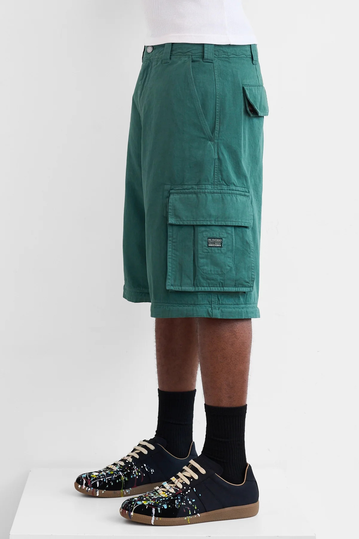 ERL Zip-Off Cargo Pants Green - 3