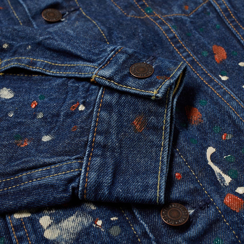 END. x Levi'sÂ® 'Painted' Selvedge Trucker Jacket - 4