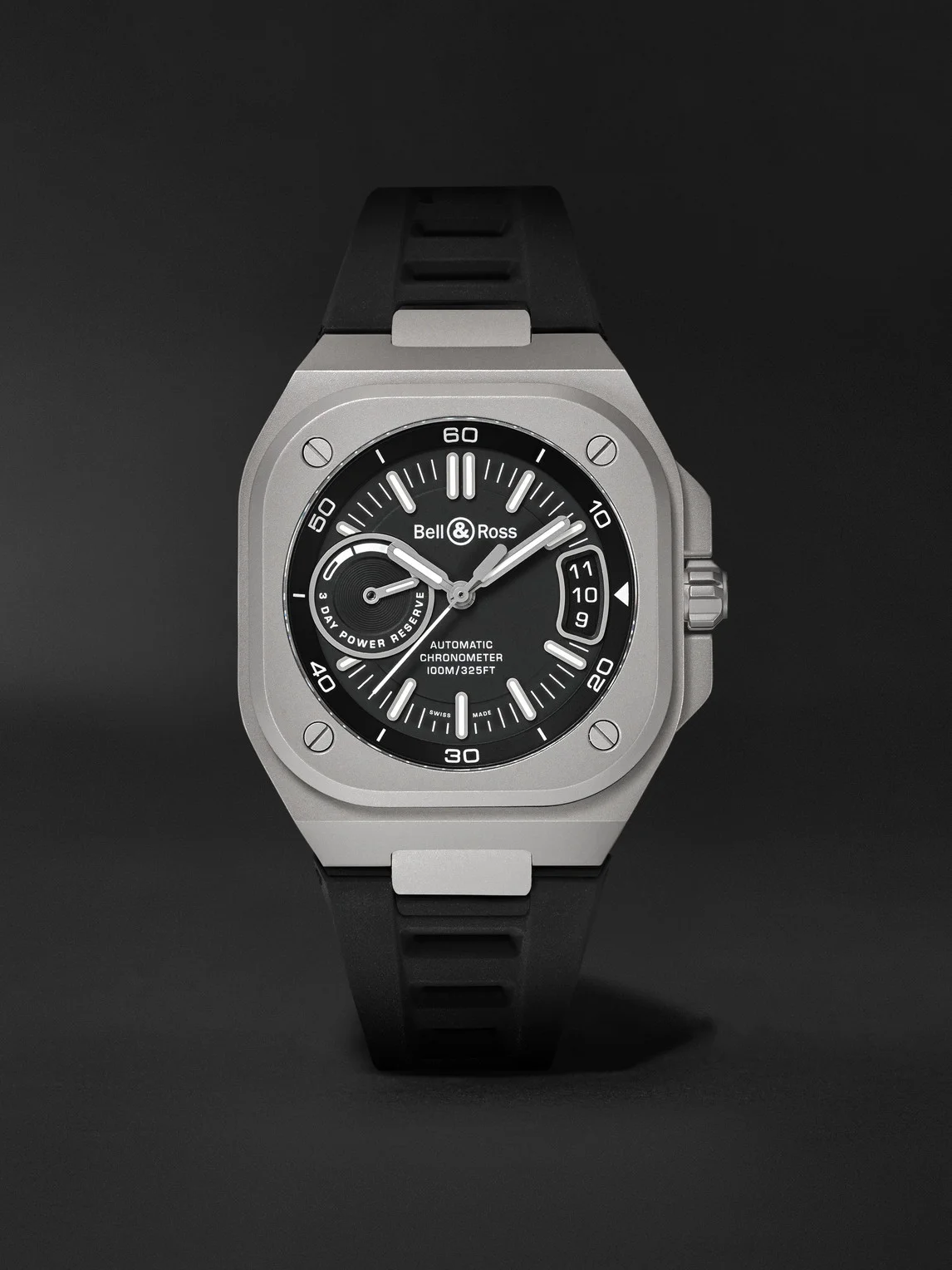 BR-X5 Automatic Chronometer Titanium Watch, Ref. BRX5R-BL-TI/SRB - 1