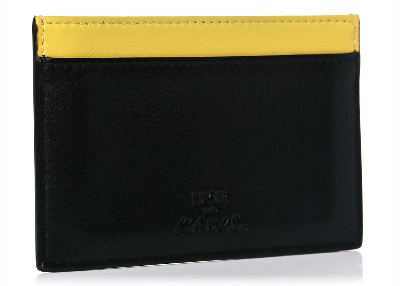 Dior x Kaws Card Holder Yellow Bees Black - 2