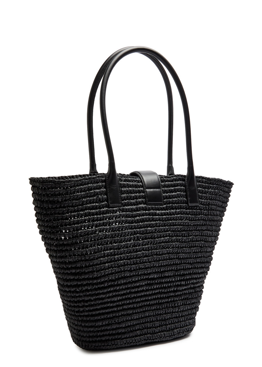 Anine Bing Lou Woven Raffia Tote - 2