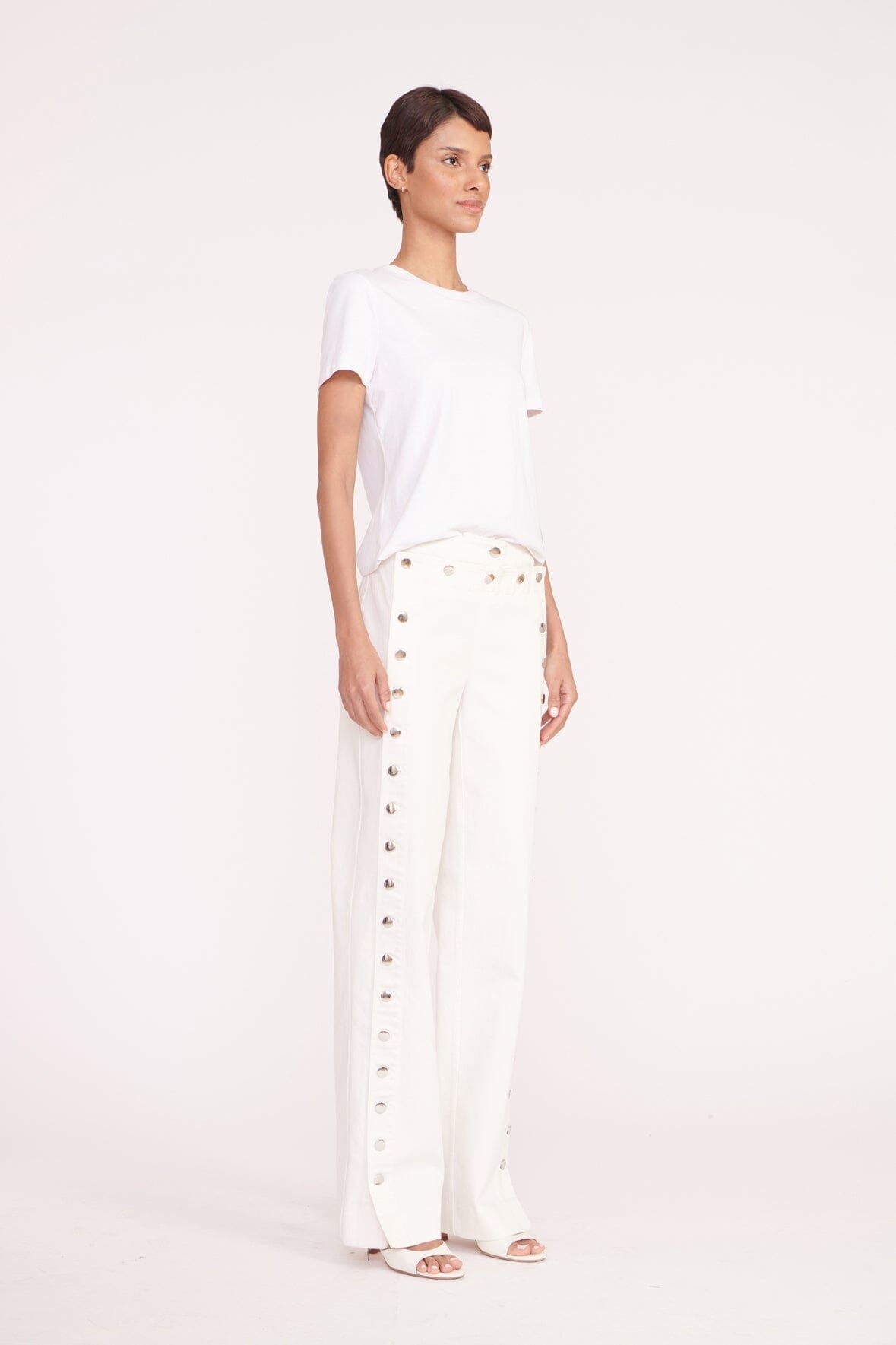 STAUD CARTER PANT WHITE - 3