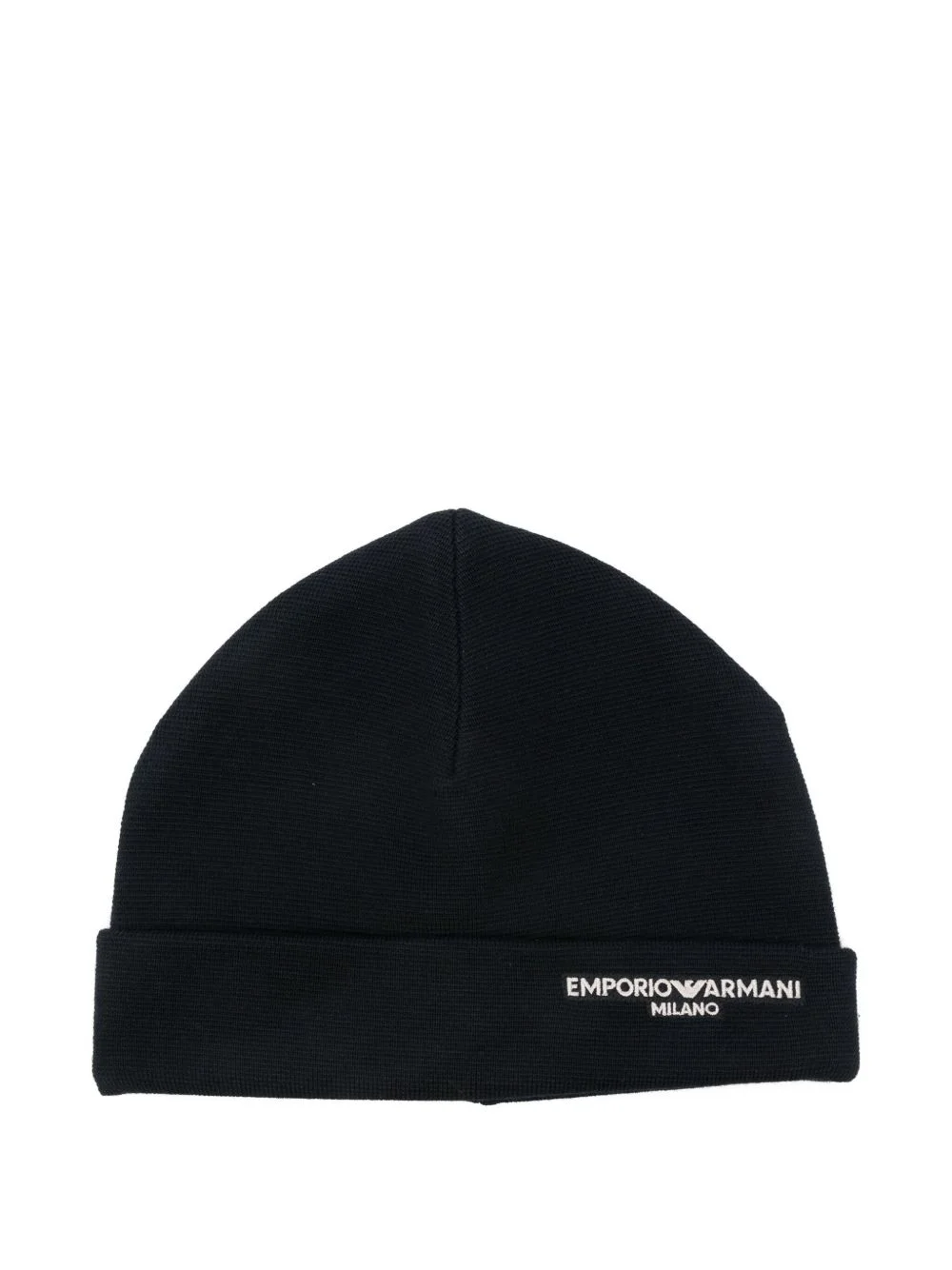logo-embroidered beanie - 1