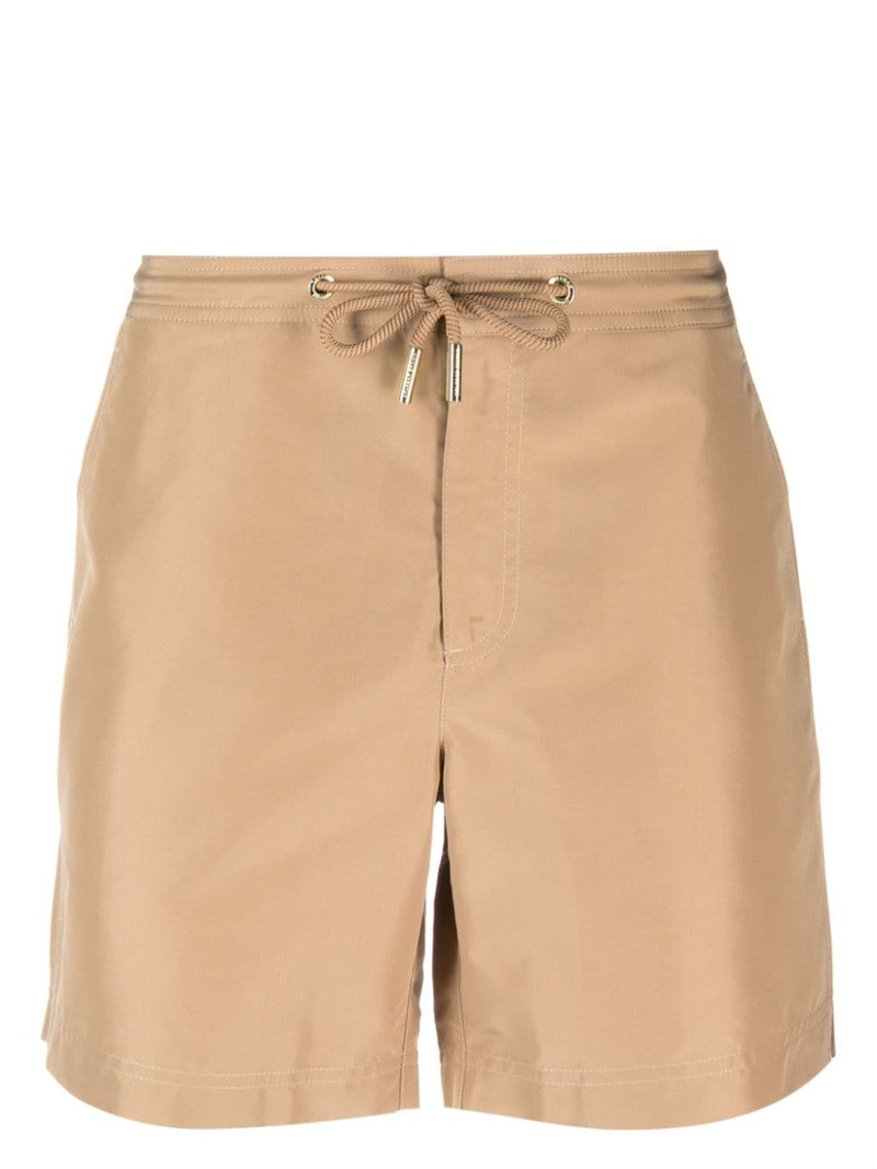 Bulldog drawstring-waist swim shorts 1