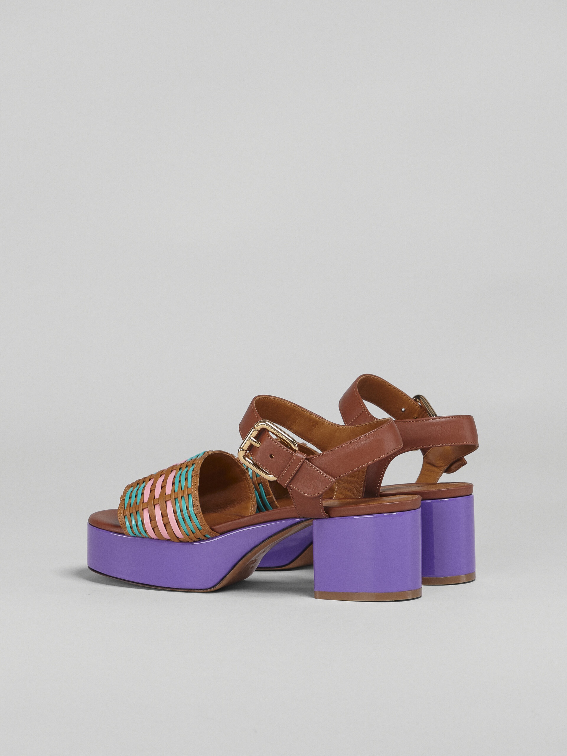 HAND WOVEN VEGETABLE-TANNED LEATHER SANDAL - 3