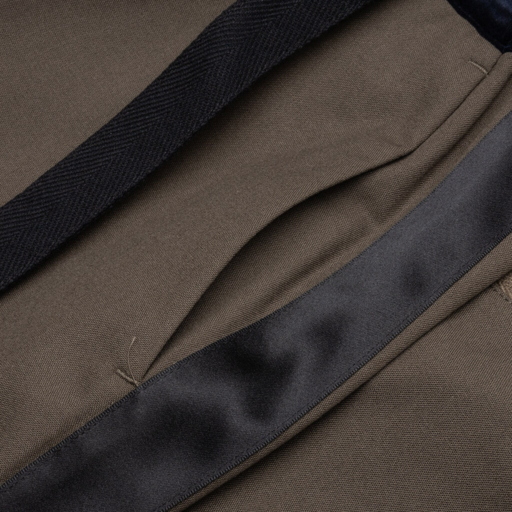 SACAI SUITING PANTS - KHAKI - 4