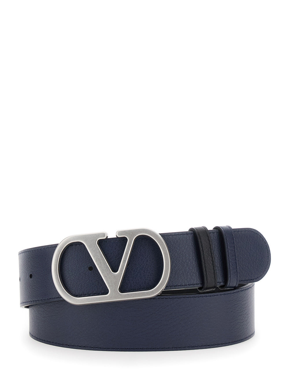 Valentino Garavani Men V Logo Reversibili 4Cm Gold - 4