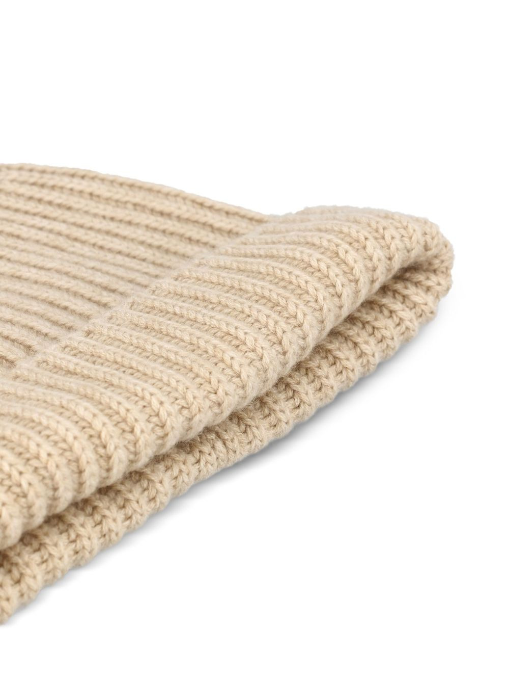 ribbed cashmere beanie - 3