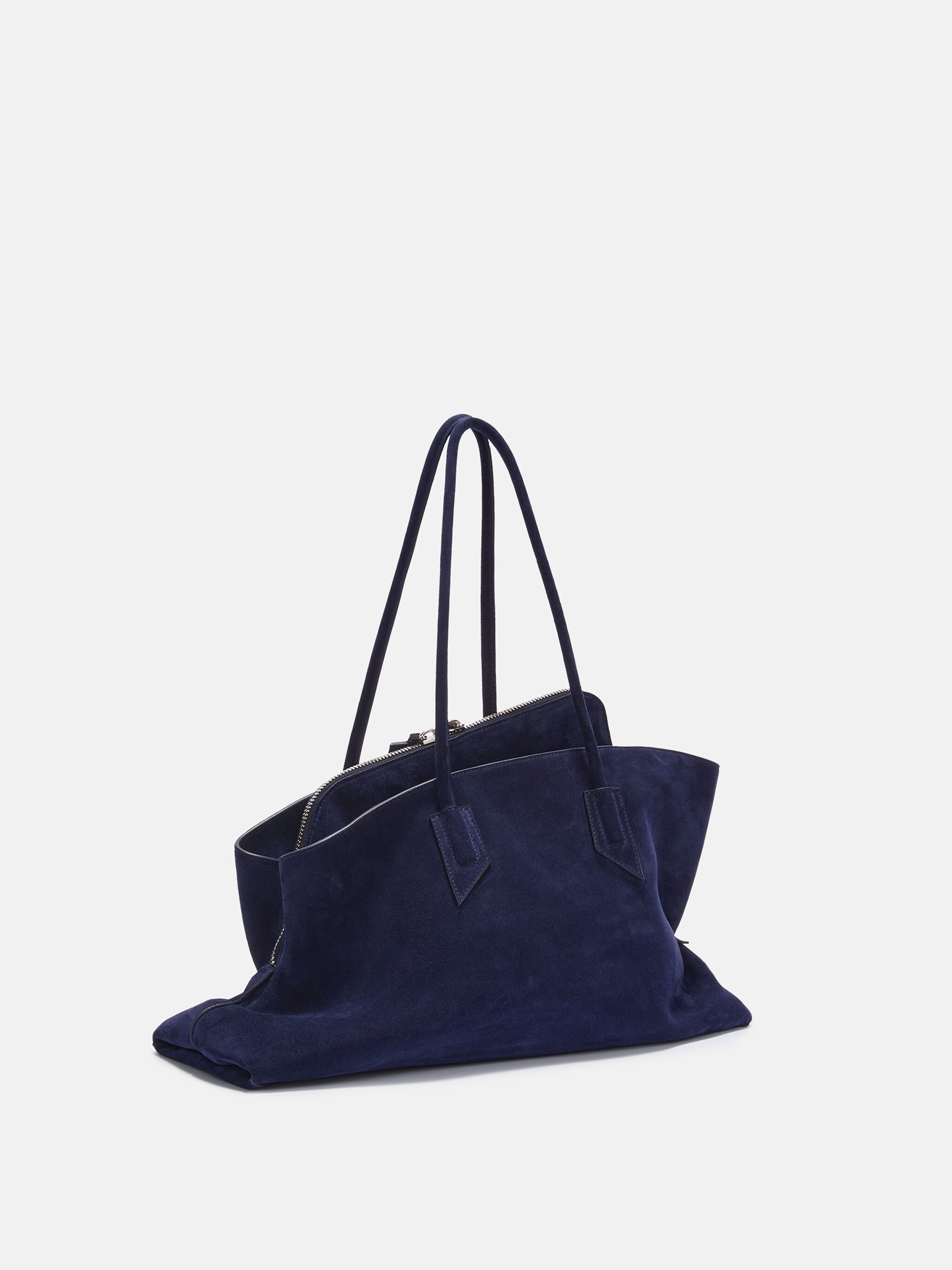 ''LA PASSEGGIATA MEDIUM'' BLUE NAVY TOP HANDLE - 3