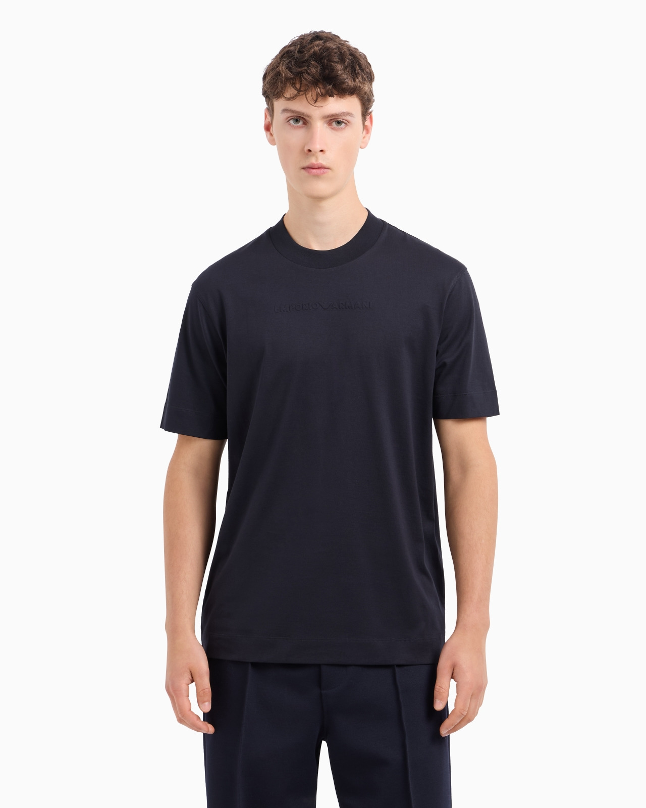 Pima-jersey T-shirt with ASV domed logo - 2