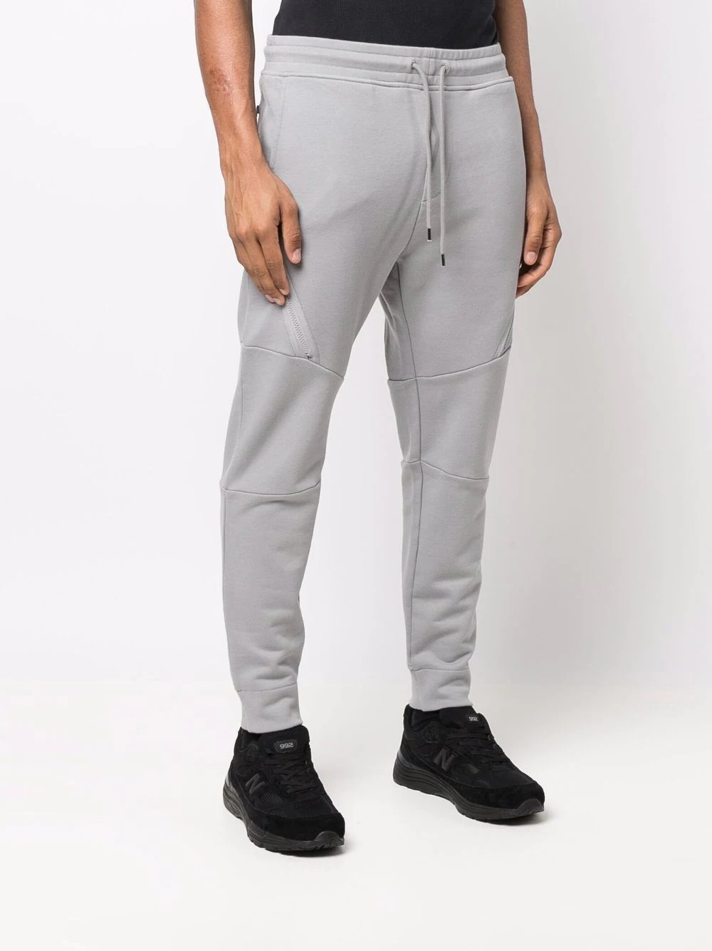 Lens-detail tapered track pants - 3