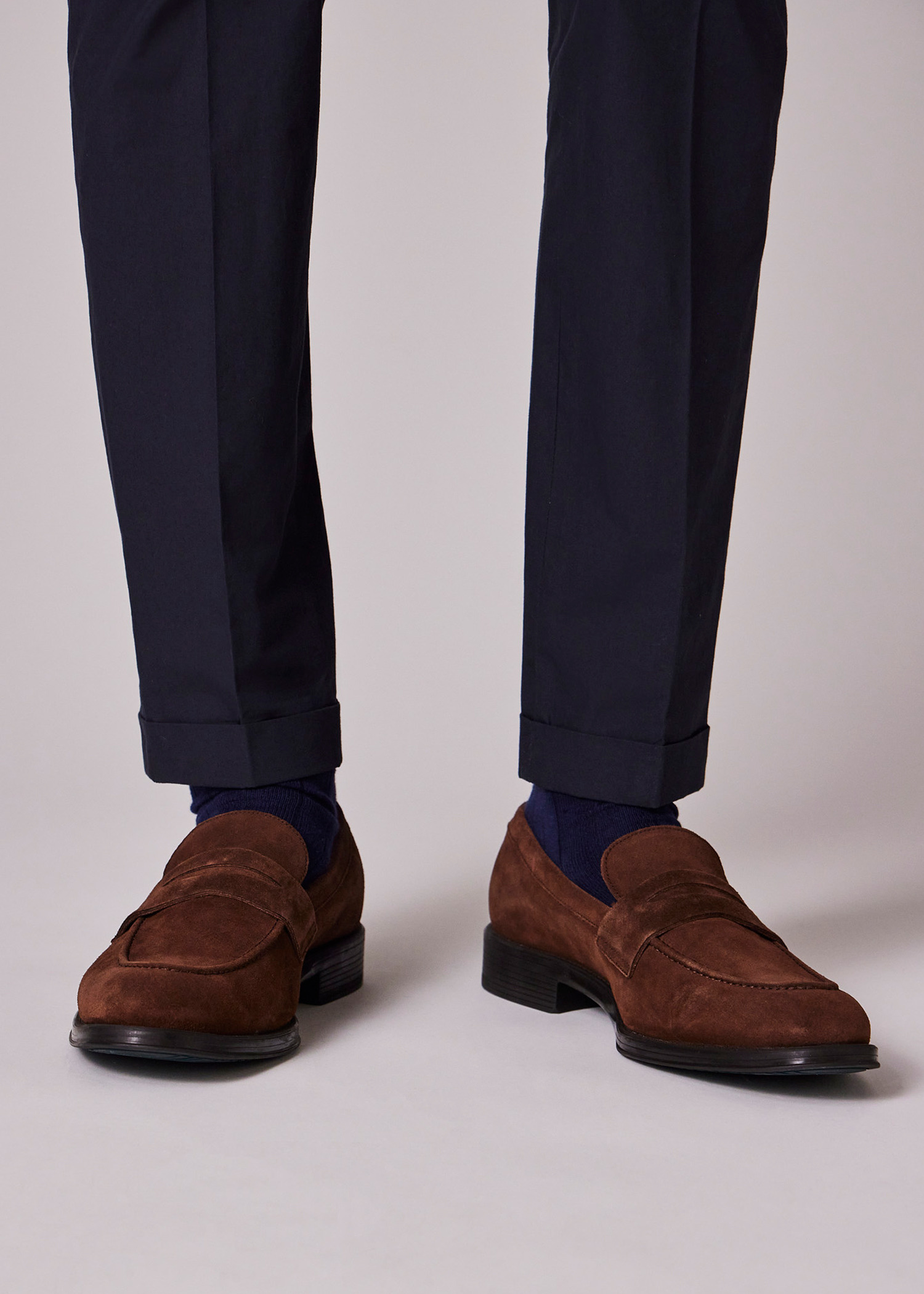 Brown Suede 'Pierce' Loafers - 6