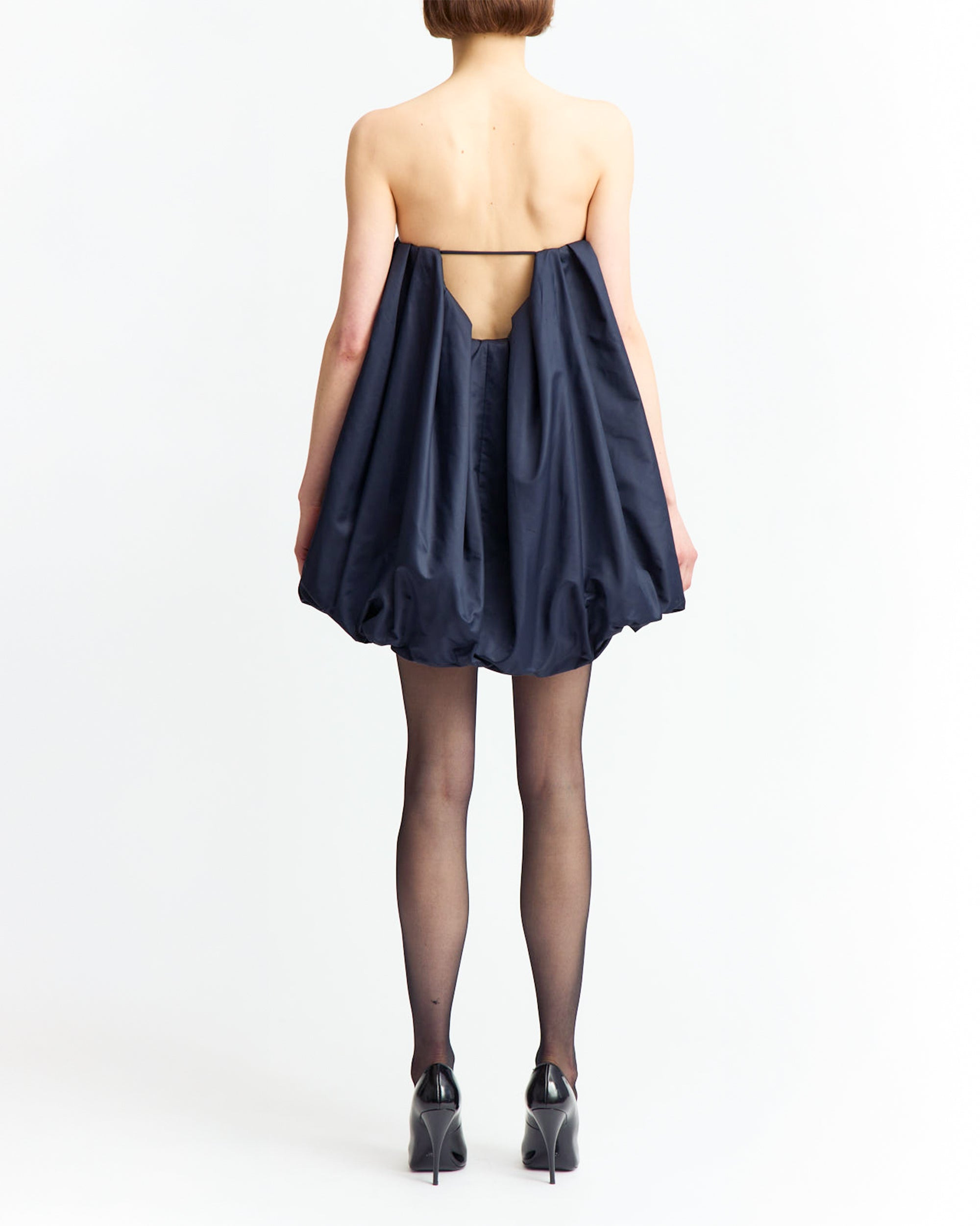ESSIA MINI DRESS IN TECHNICAL COATING - 4