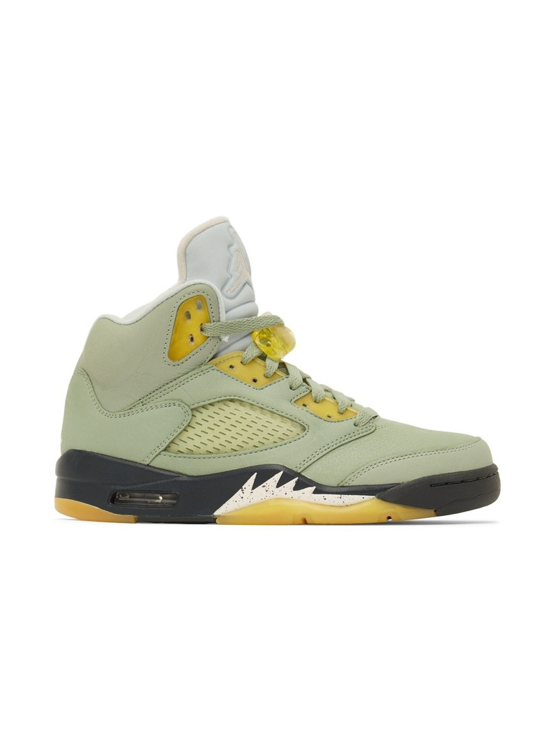 Green Air Jordan 5 Retro Sneakers - 1