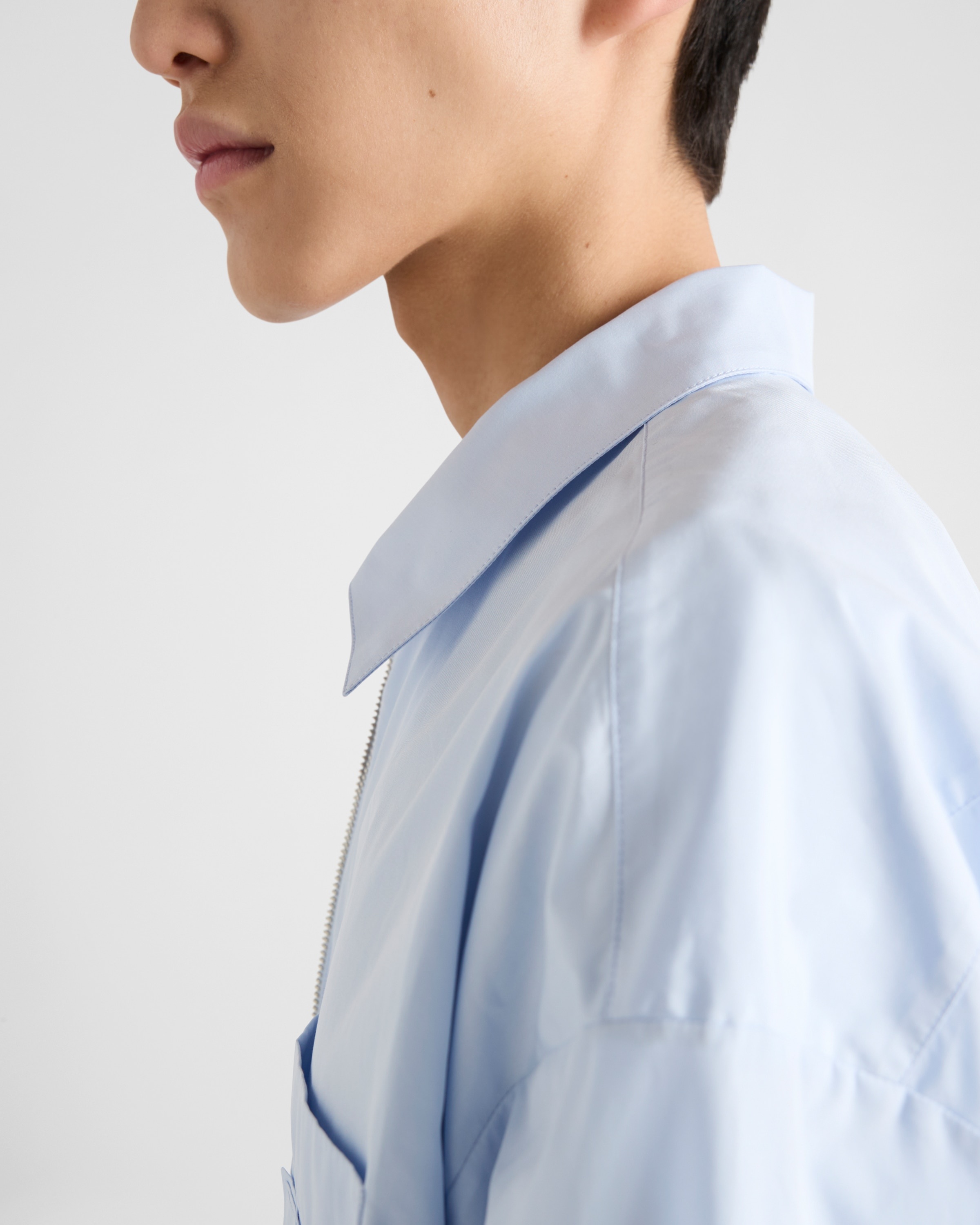 Cotton zipper shirt - 3