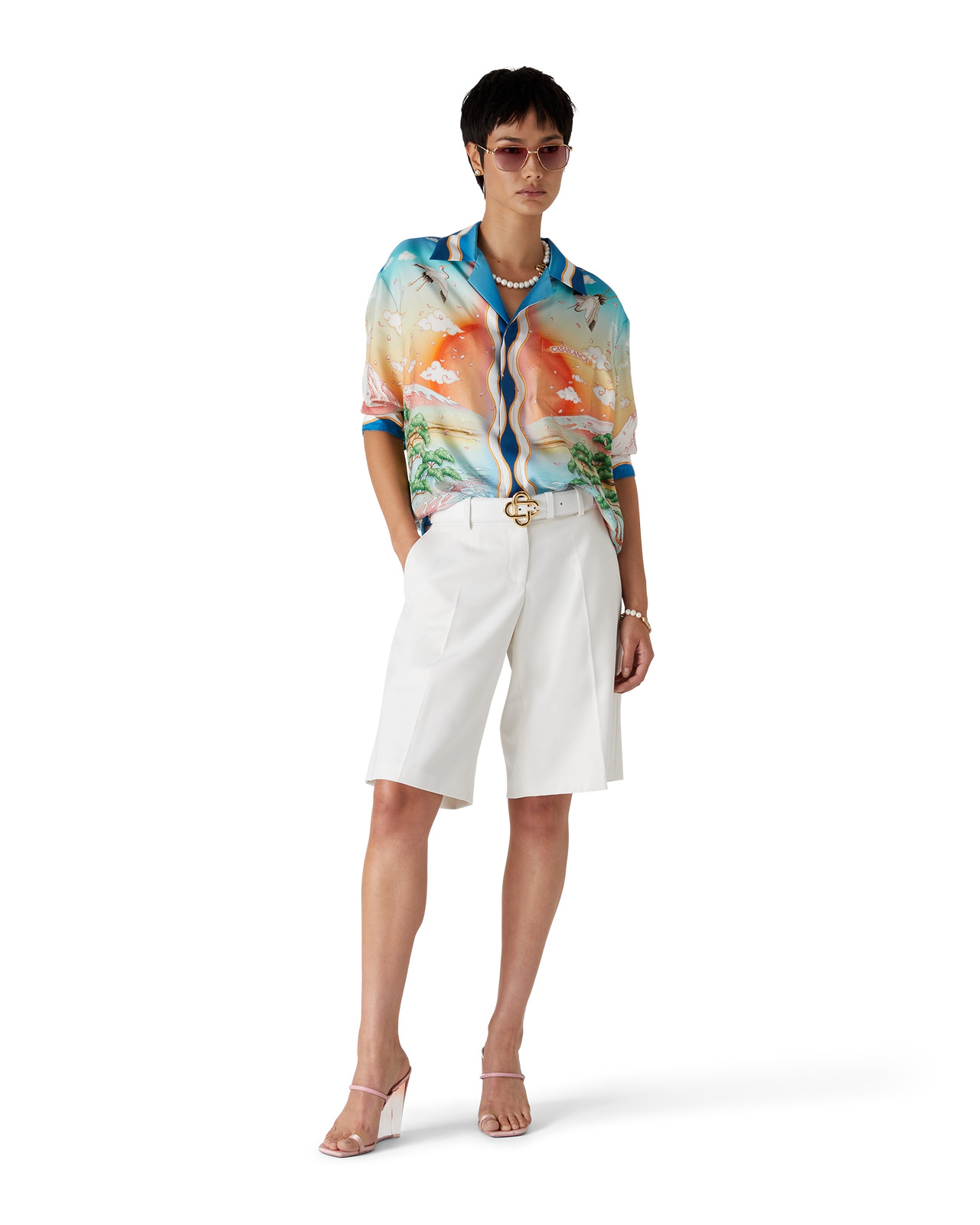 Tennis Club Silk Long-Sleeve Shirt - 2
