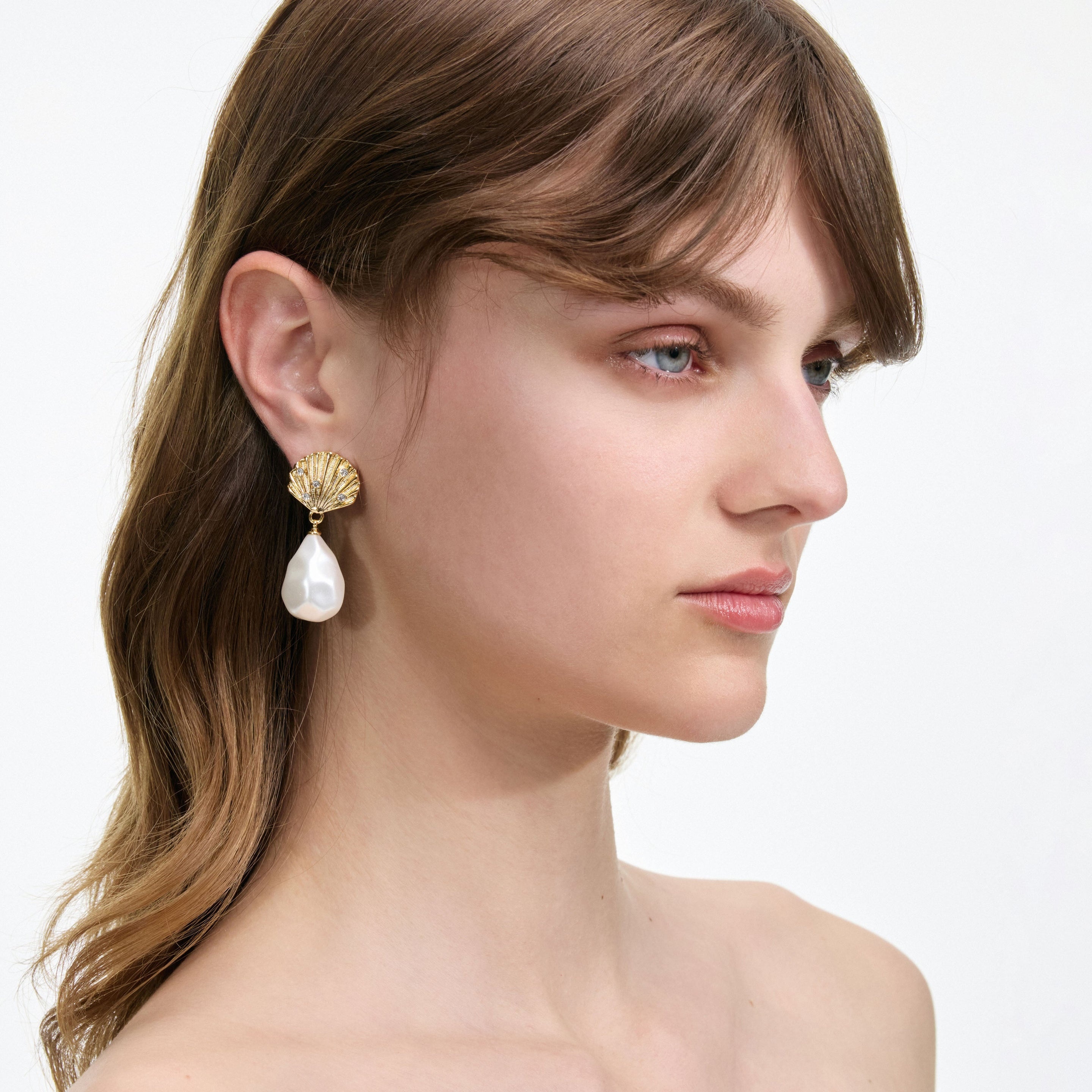 Tiered Shell Earrings - 3
