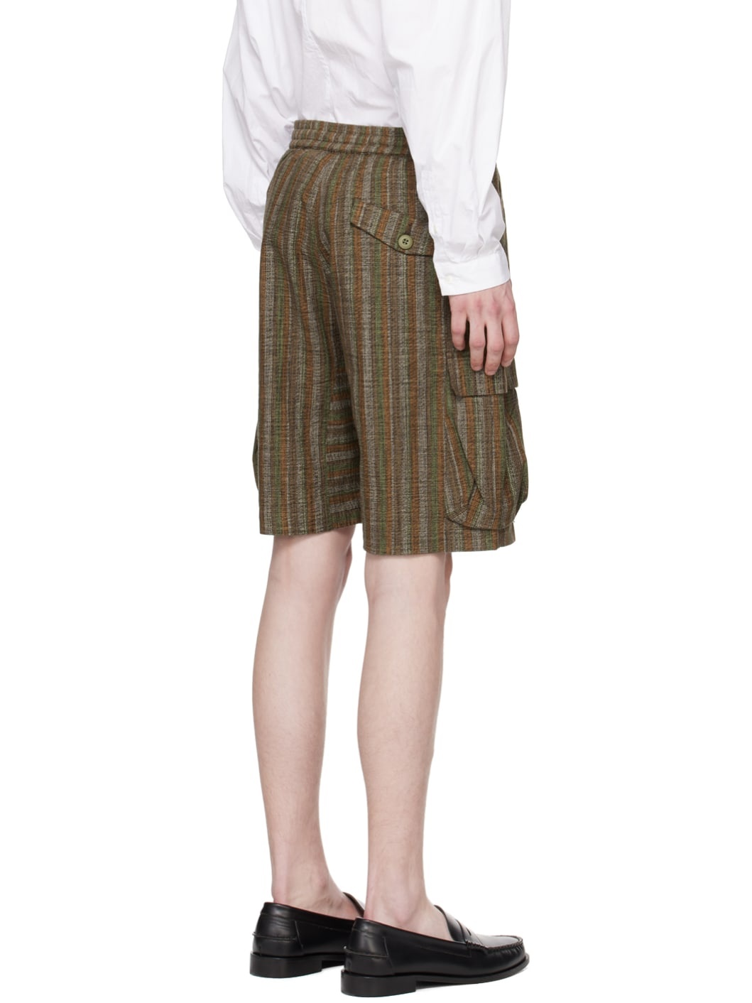 Khaki Wagara Shorts - 3