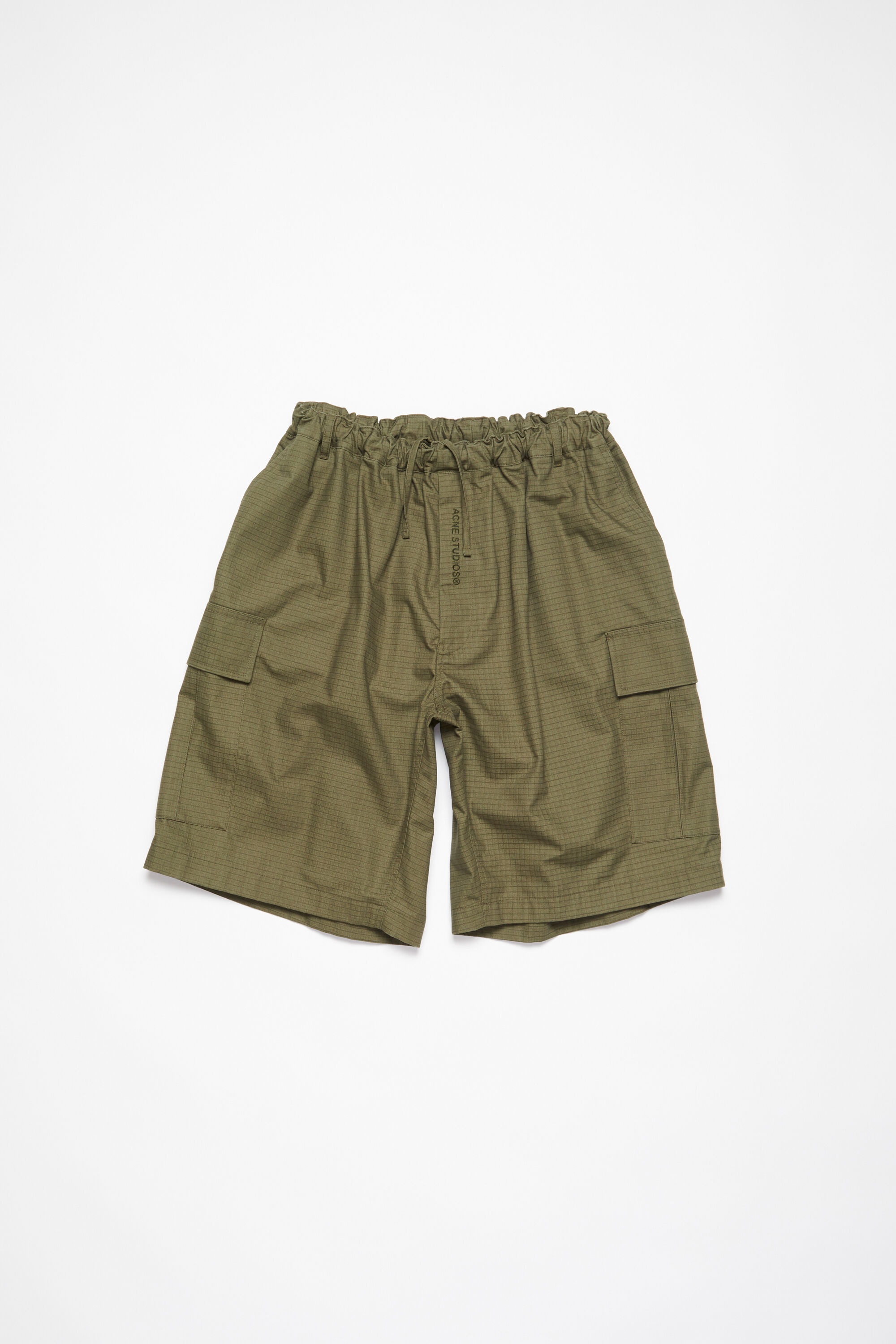 Ripstop shorts - Olive green - 1