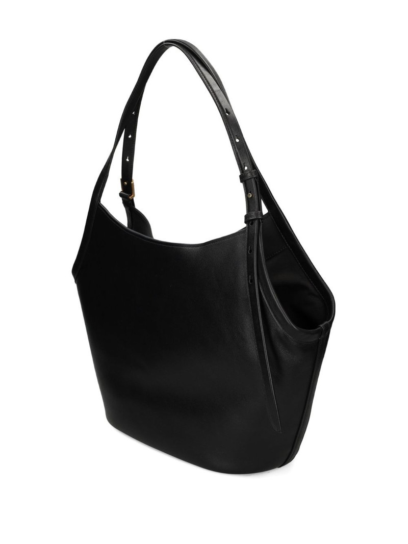 Deco Tulip leather belt tote bag 5